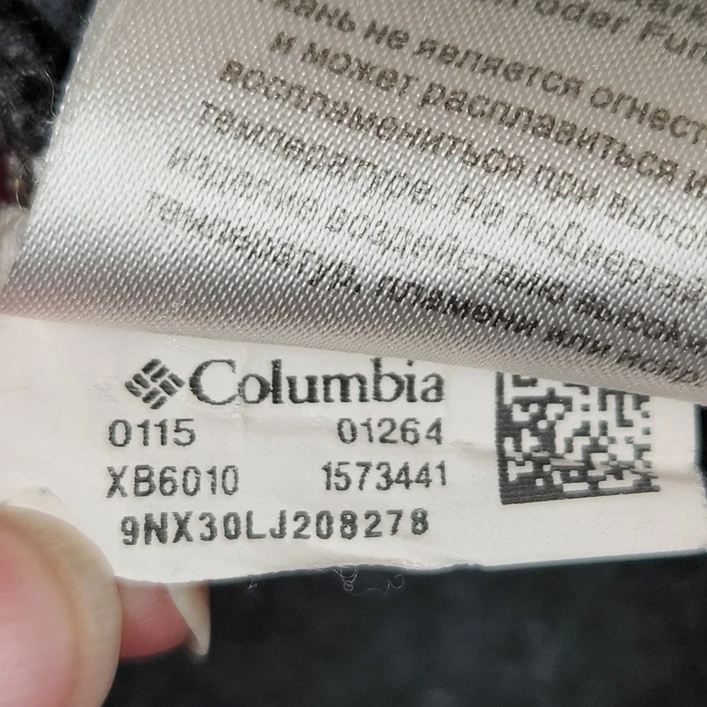 Columbia Fleece Jacket Kids Medium 10/12 Blue Gray Full‎ Zip Lightweight